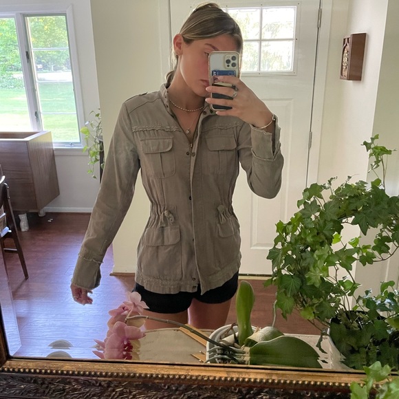 Altar’d State Army Green Zipup - Picture 4 of 4